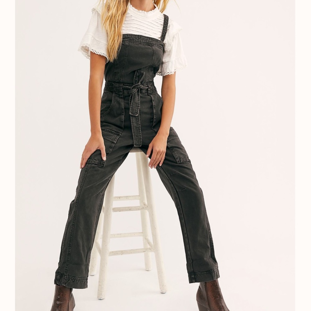 Free people Go West Utility Romper